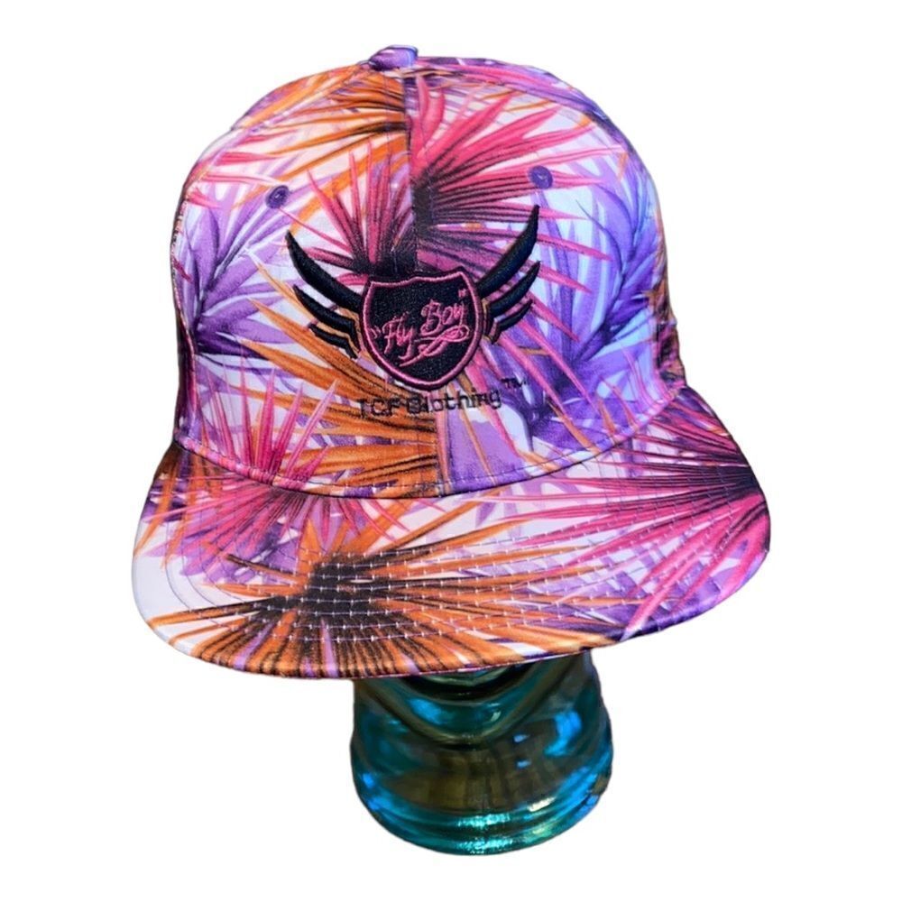 Fly Boy Unisex Floral Trucker SnapBack Cap Hat